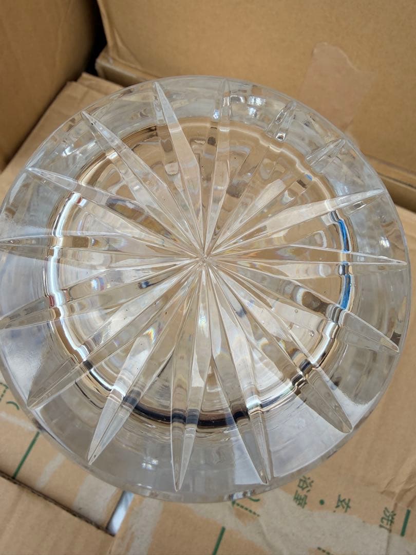BEYER クリスタルガラス 花瓶 中型