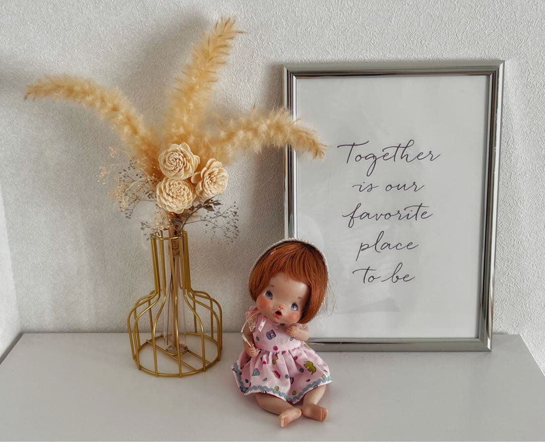 TABASAの森　作家　創作人形　グレタちゃん　人形　レトロ　ドール　サーニット