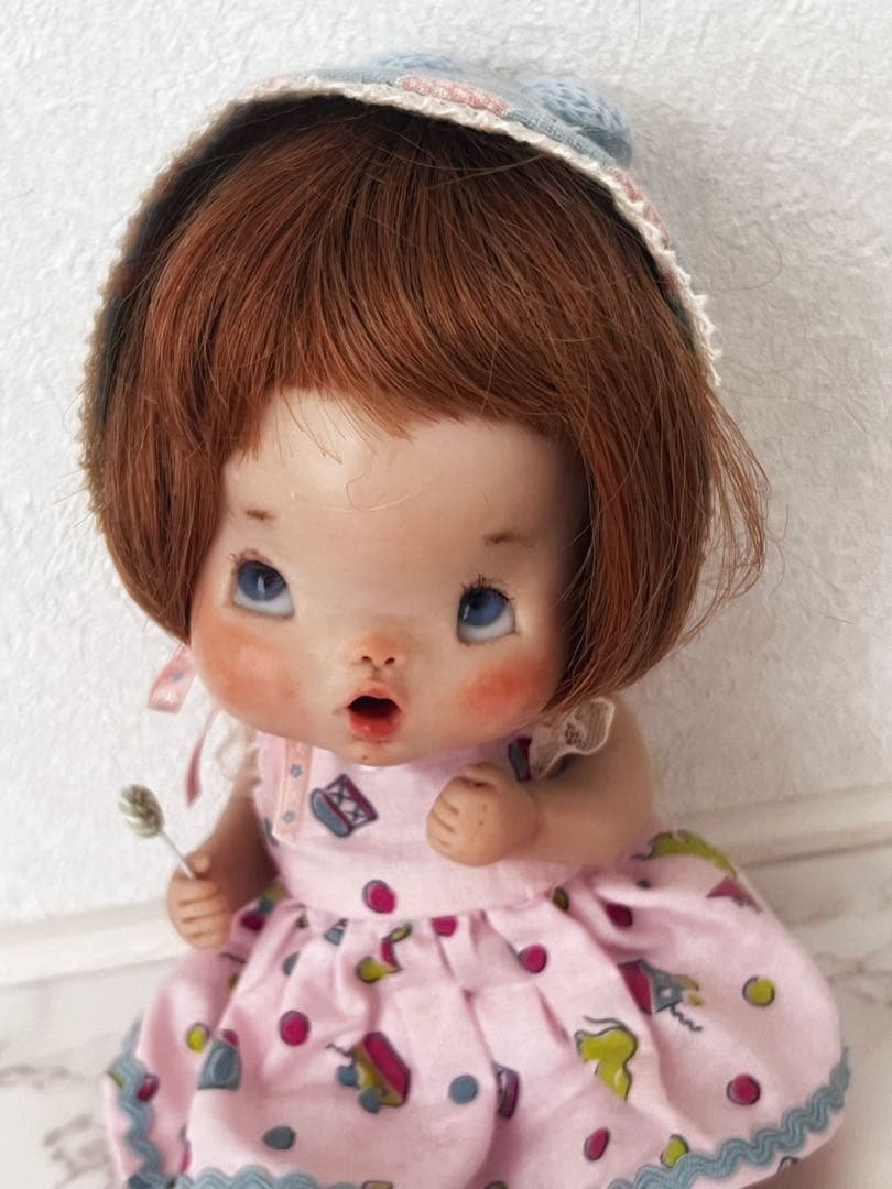 TABASAの森　作家　創作人形　グレタちゃん　人形　レトロ　ドール　サーニット