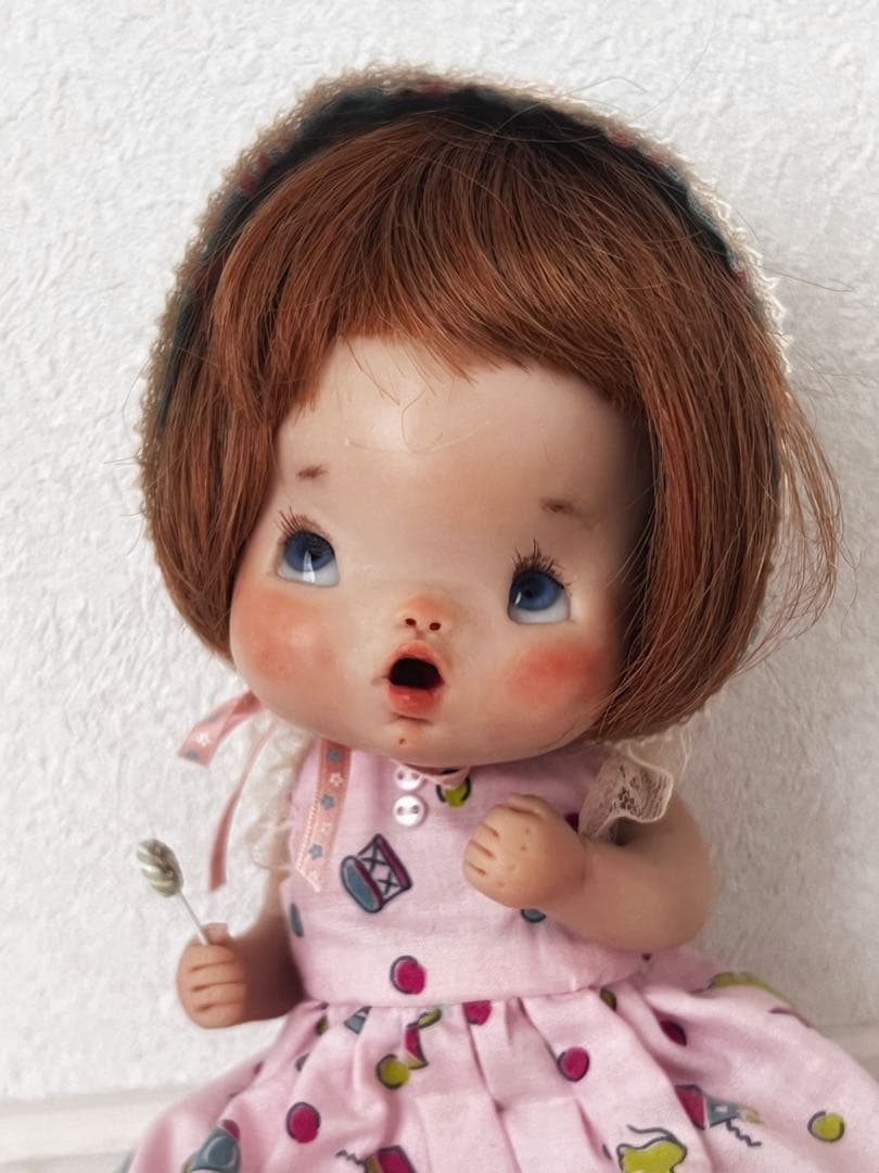 TABASAの森　作家　創作人形　グレタちゃん　人形　レトロ　ドール　サーニット
