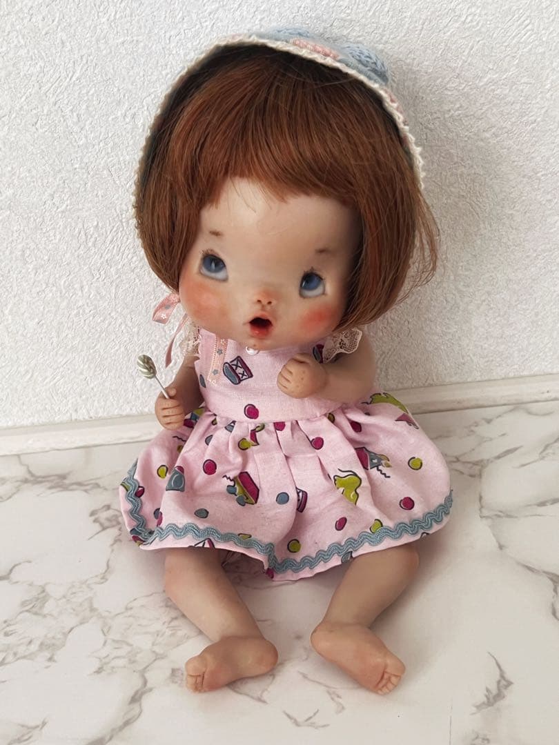TABASAの森　作家　創作人形　グレタちゃん　人形　レトロ　ドール　サーニット
