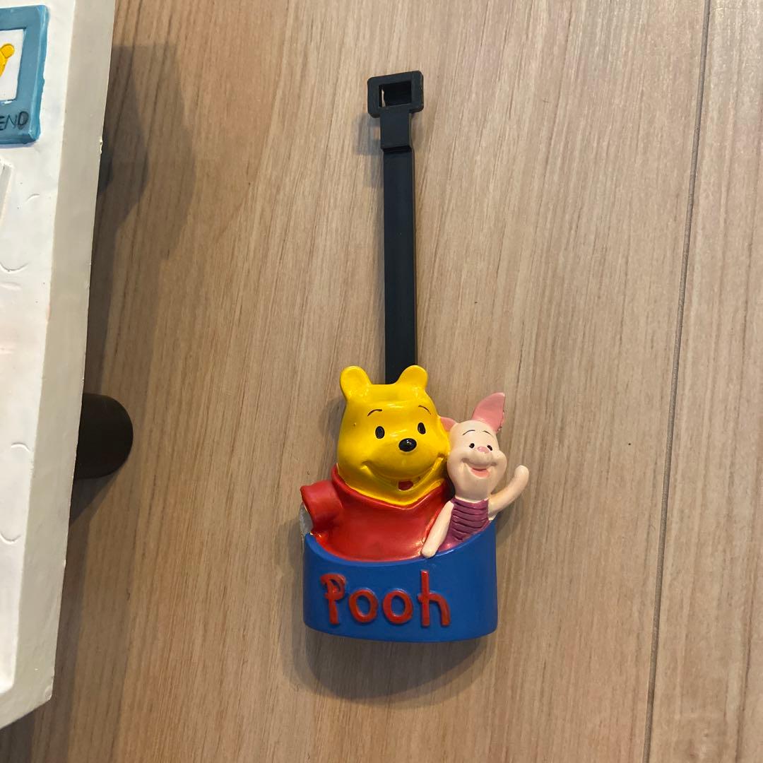 くまのプーさん 振り子時計 陶器 レア