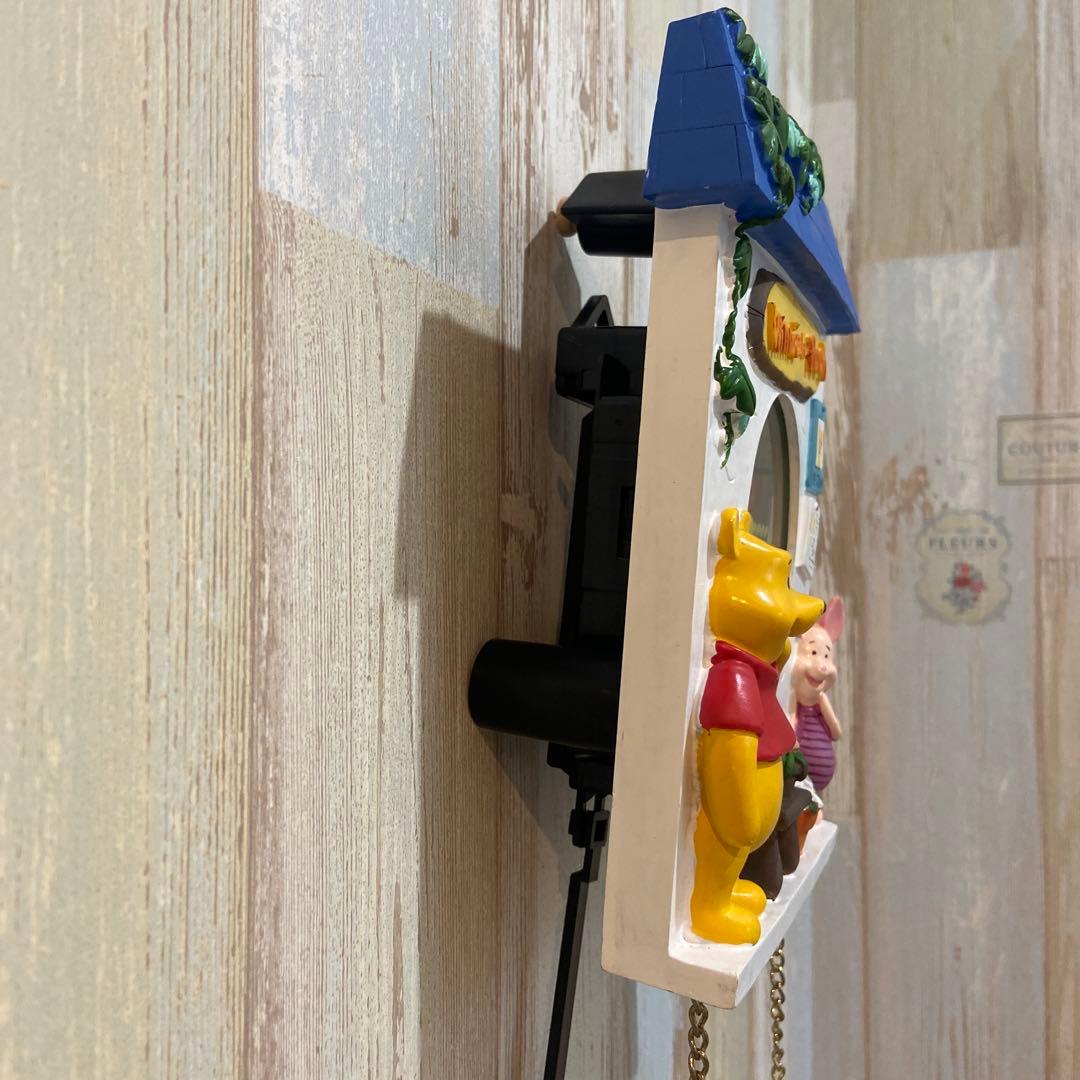 くまのプーさん 振り子時計 陶器 レア