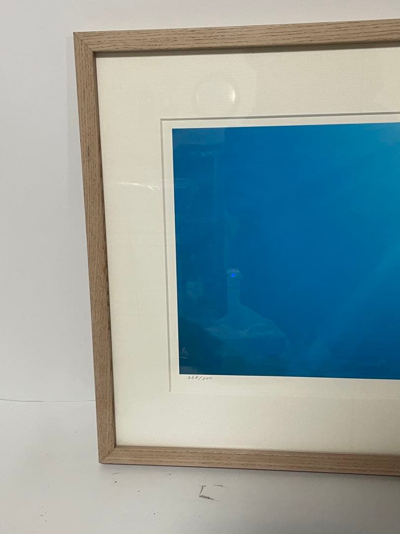 真作 高砂淳二Rising Blue-上昇No.268/800