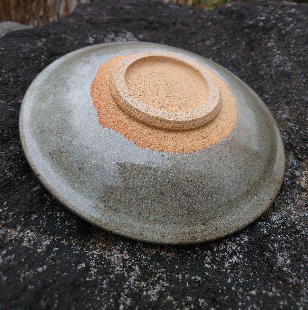 【稀少 廃窯】お茶の水窯 四代目 捷延 作 絵唐津 皿 21.5cm 未使用完品