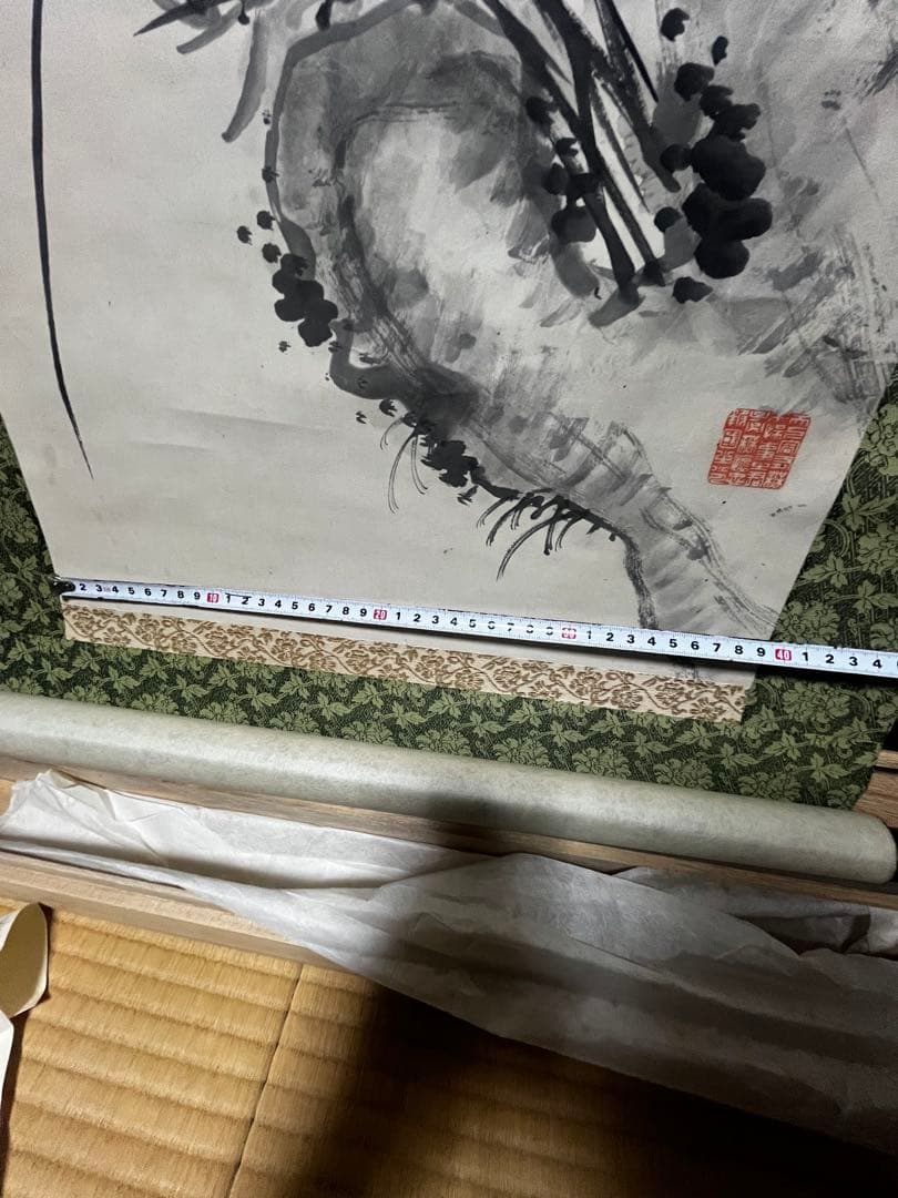 小曽根乾堂 筆 水墨画 掛軸 長崎旧家蔵出 江戸末期 明治 書画家 逸品