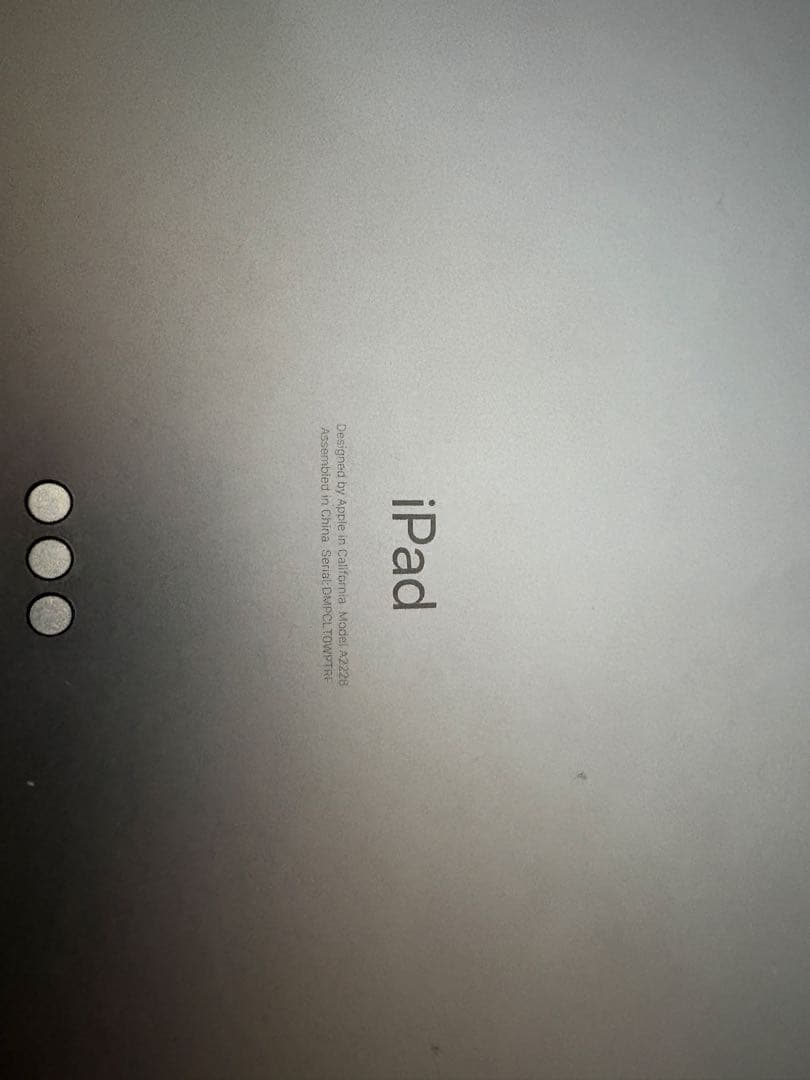 ジャンク品　Apple iPad Pro 11インチ　第2世代