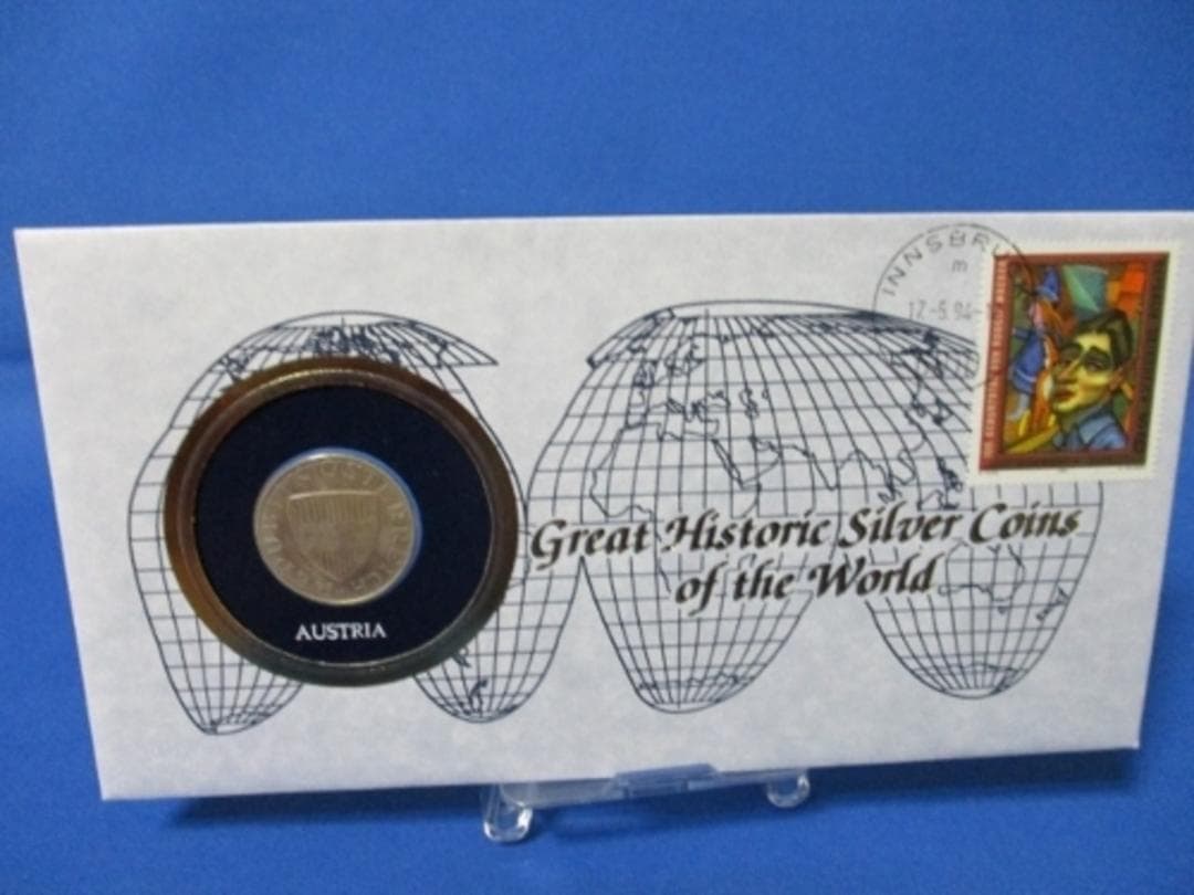 オーストリア 10シリング銀貨☆1950年／極美品／アンティーク／