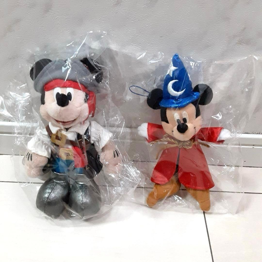 東京ディズニーリゾート　ミッキーマウス　ぬいぐるみバッジ8体セット　新品未使用