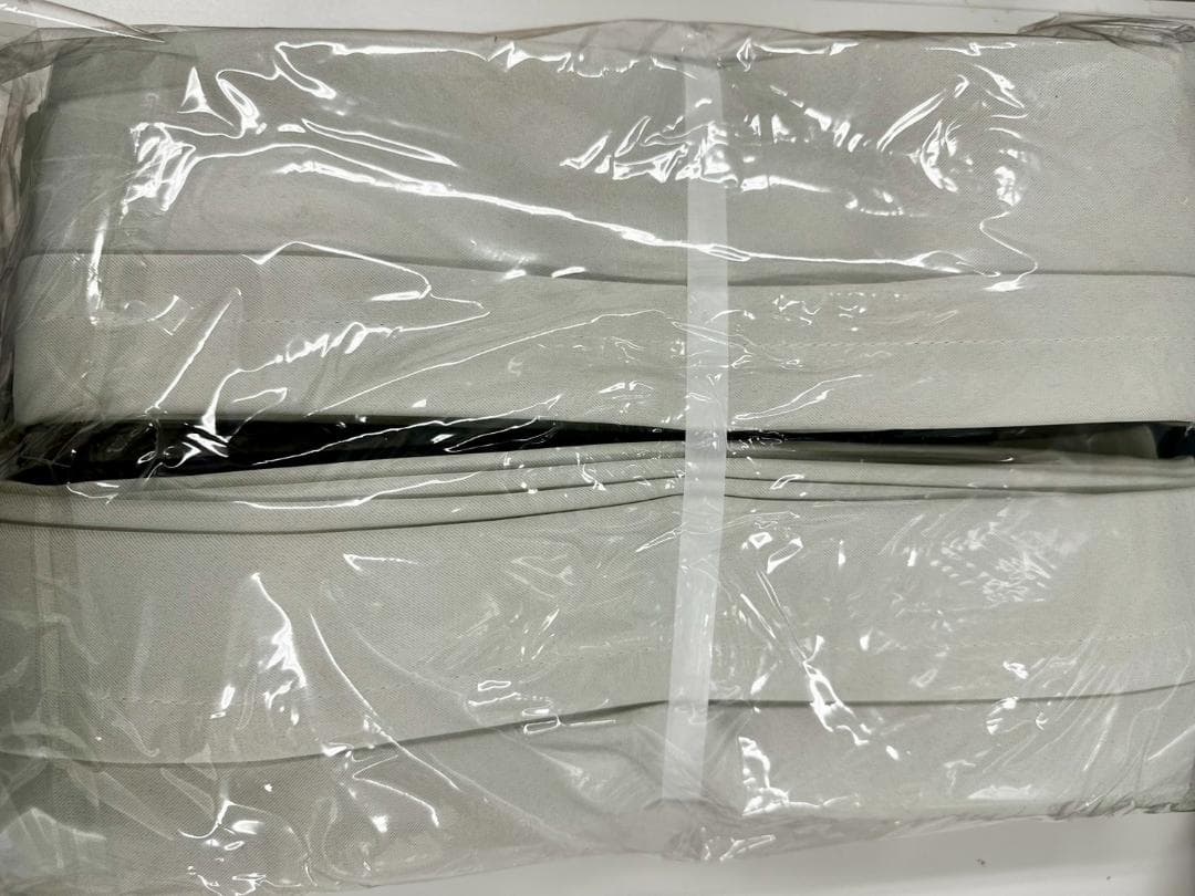 アイボリー ドレープ高機能カーテン 196×210㎝