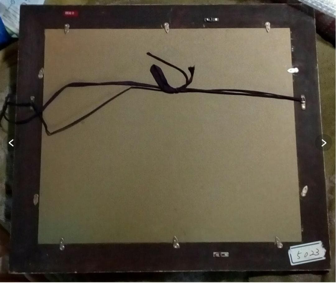 山口正人　田園の中の城　真作直筆油彩8号最終値下げ