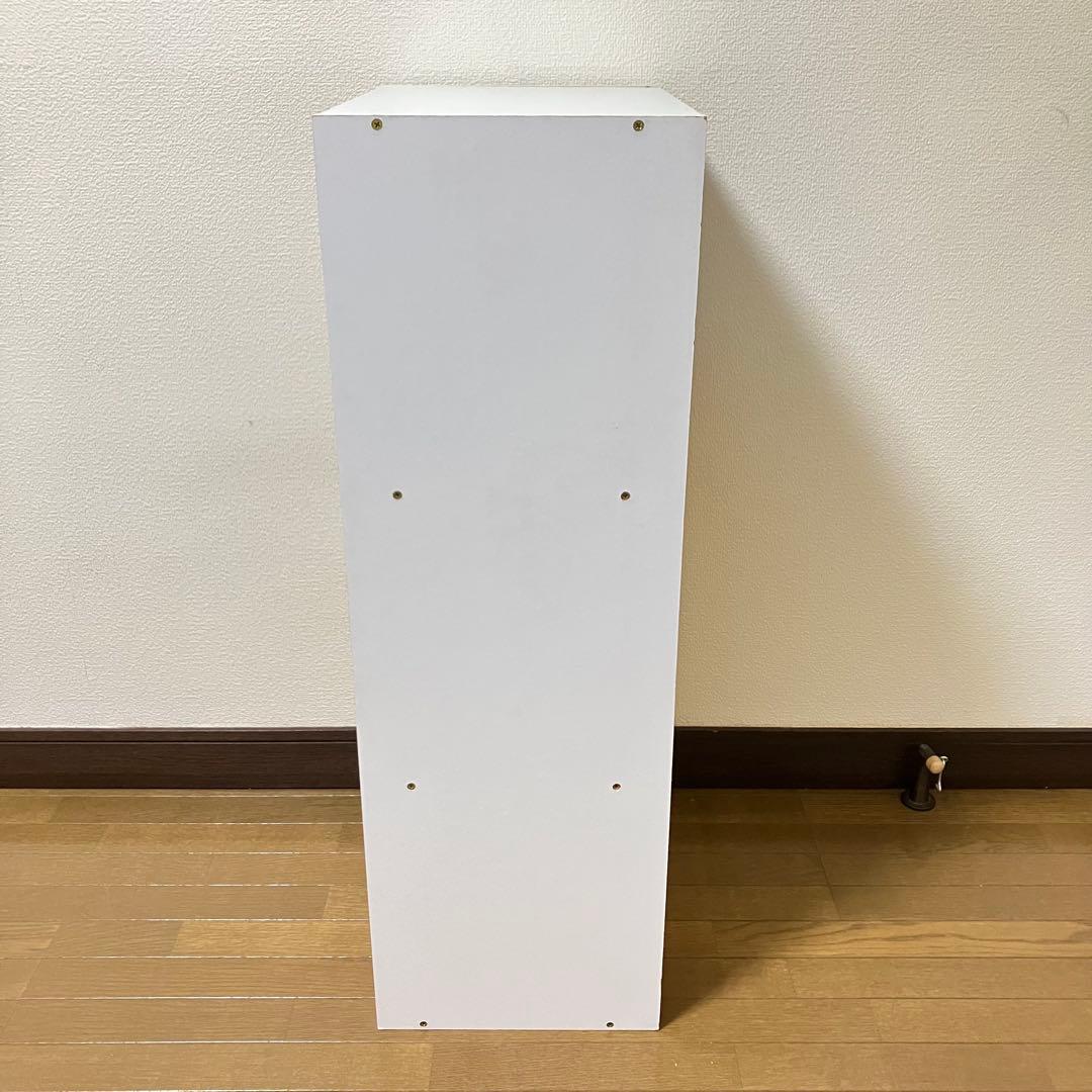 レア　昭和レトロ　3段カラーボックス・棚・本棚・イエローホワイト