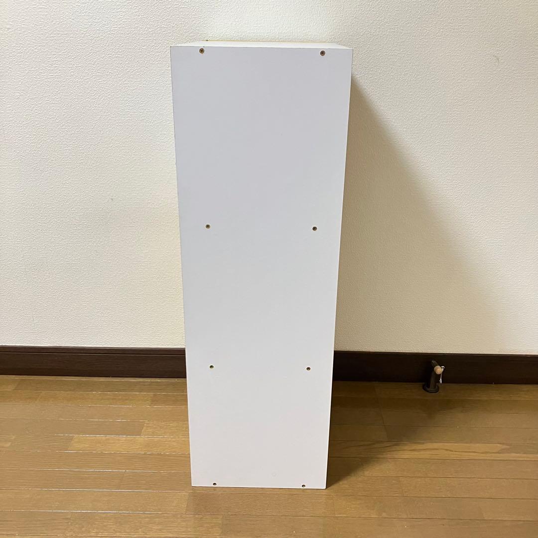 レア　昭和レトロ　3段カラーボックス・棚・本棚・イエローホワイト