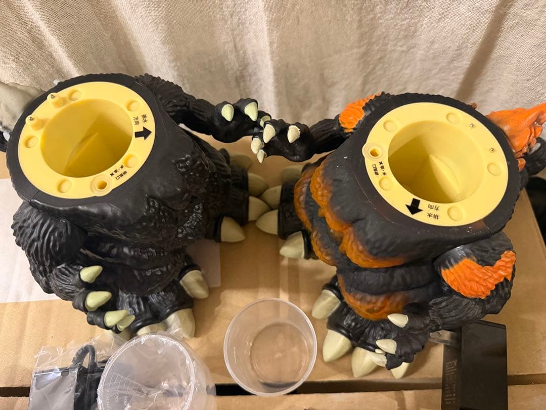 シャイン 超音波式加湿器 「加湿王 バーニングゴジラ」2体セット
