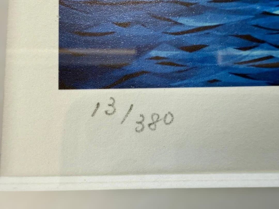 藤城清治「軍艦島」レフグラフ 版画 13/380 直筆サイン入り