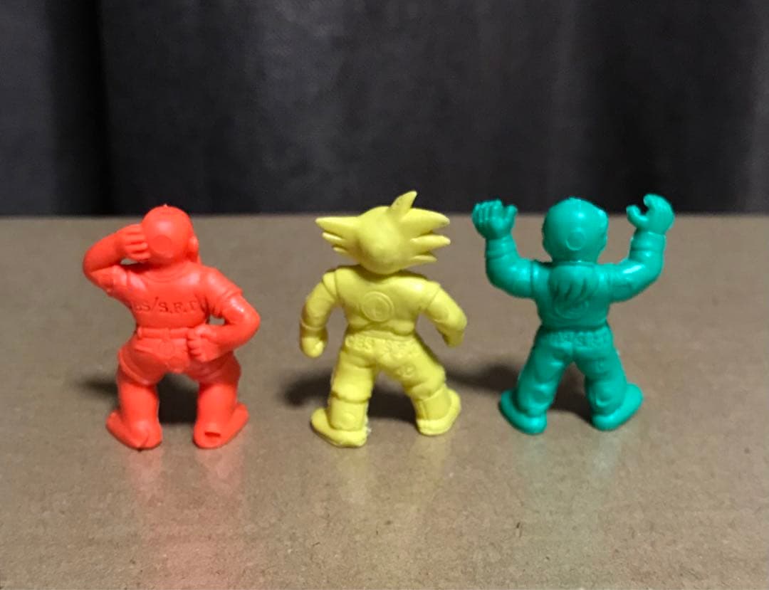 ドラゴンボール消しゴム　孫悟空　ヤムチャ　亀仙人　レトロ　フィギュア　ドラ消し
