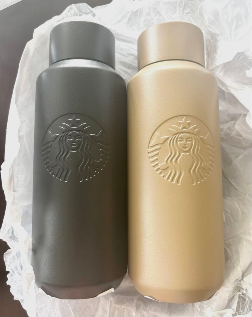 スタバ スターバックス porterステンレスボトル ブラック ラテベージュ