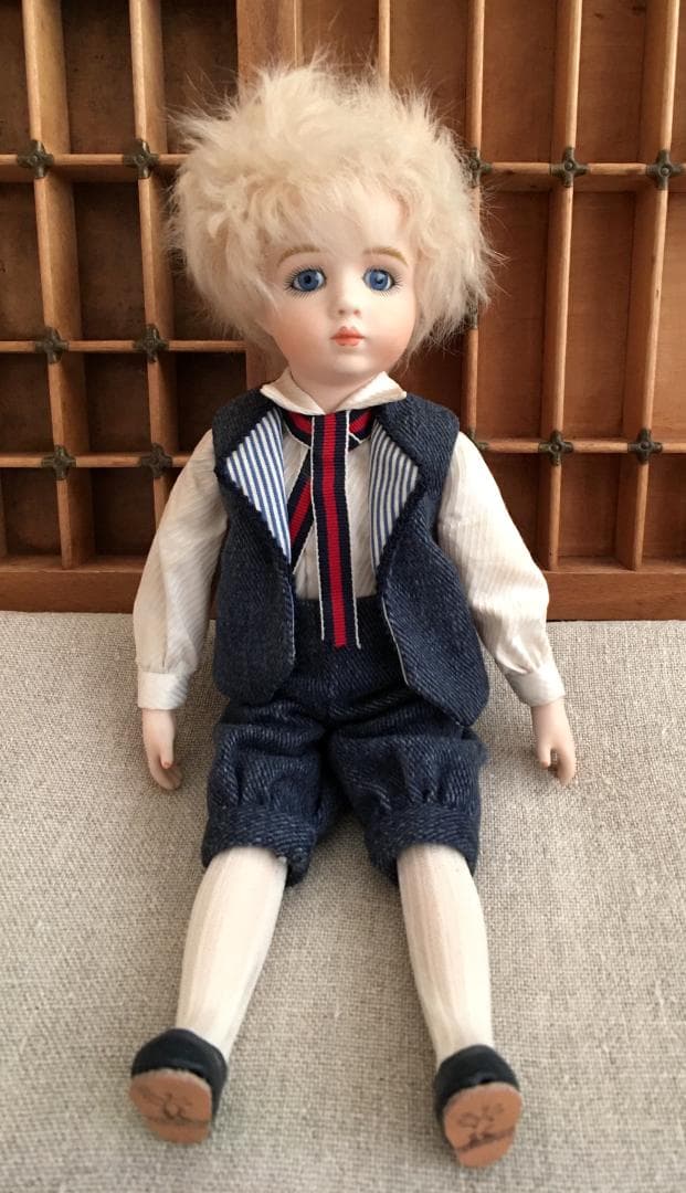 ビスクドール (117-M27) 約27cm 作家様モノです。最終価格です。