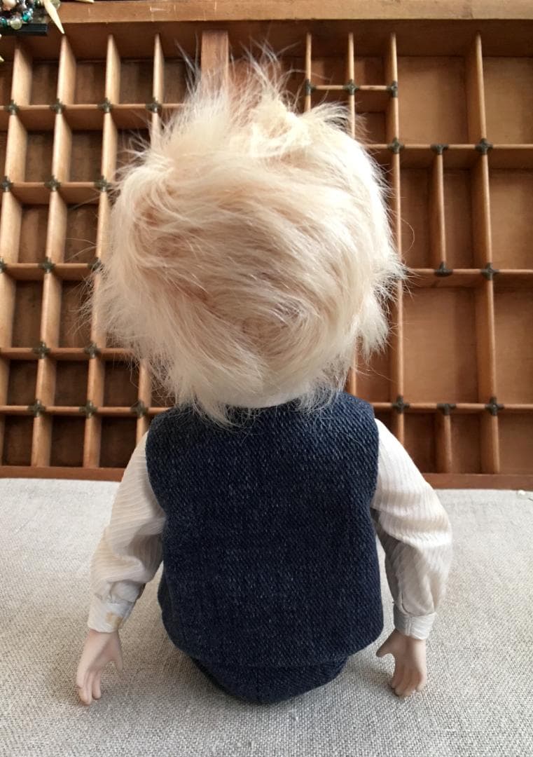 ビスクドール (117-M27) 約27cm 作家様モノです。最終価格です。