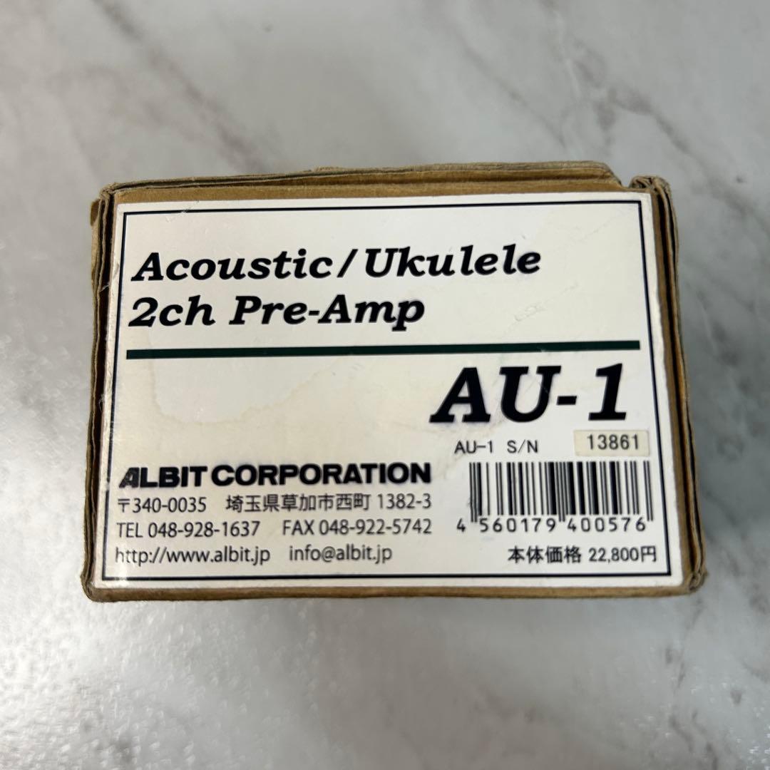 ギター ALBIT Acoustic Ukulele 2ch Pre-Amp AU-1