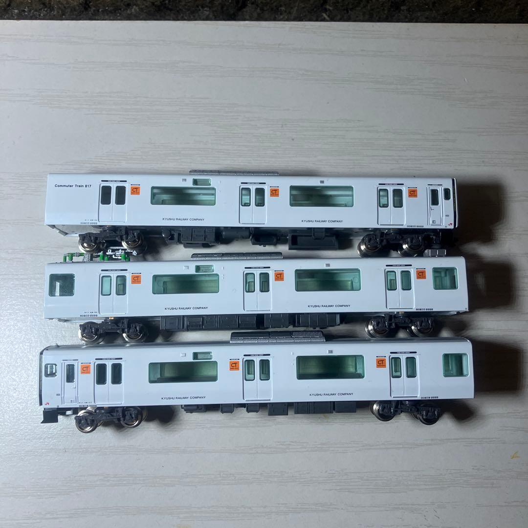 グリーンマックス　817系3000 モーター・ライト無し3両セット ジャンク品