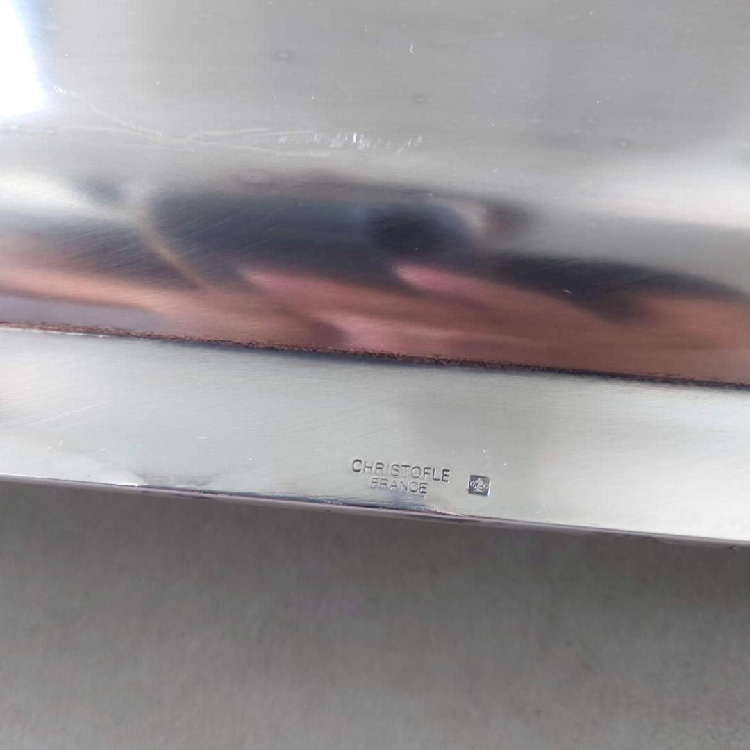 極希少 美品 クリストフル パール トレイ おまけのマット付き