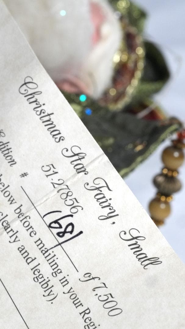 マーク・ロバーツ　妖精サンタ アート系クリスマス