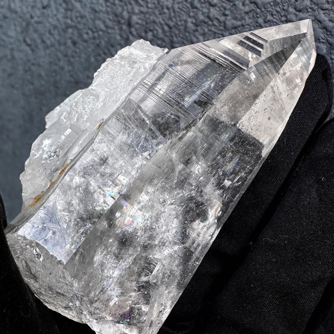 高透明度❗️レインボー☆コロンビアレムリアンシード クリスタル ポイントA1543