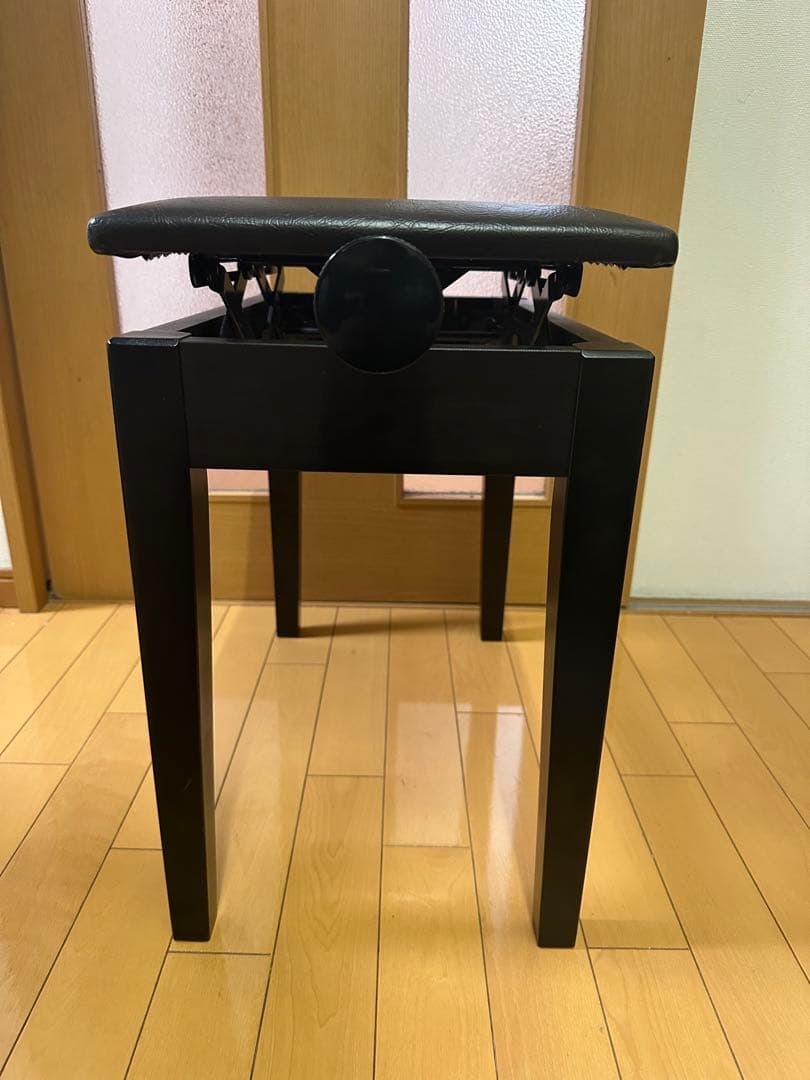 YAMAHA ピアノベンチ 高さ調整可能 黒