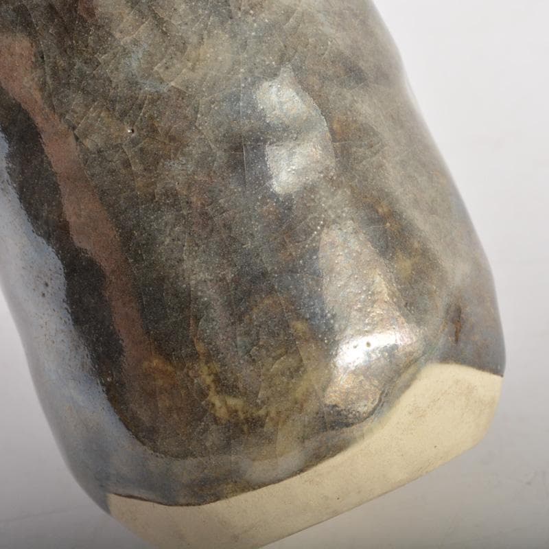 茶道具　吉向松月窯　茶入　共箱　V　6657