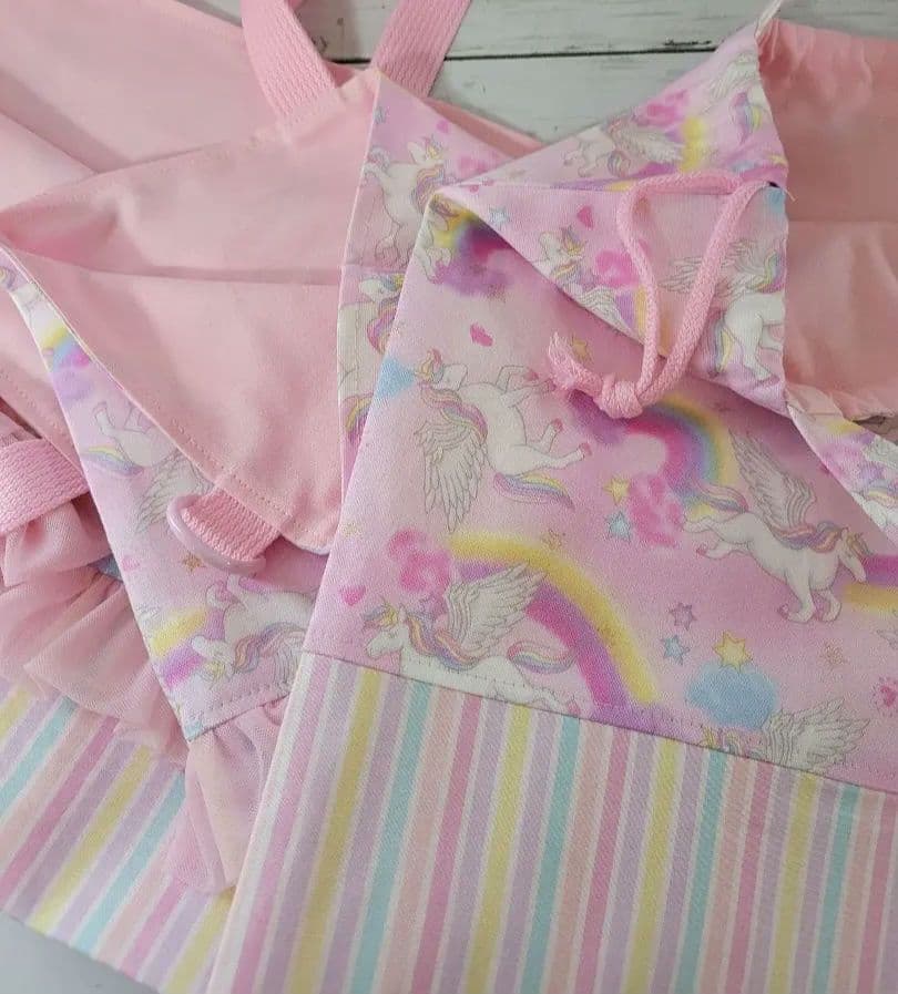 オーダーページ★入園入学グッズ★入園入学セットハンドメイドレッスンバッグ女の子虹