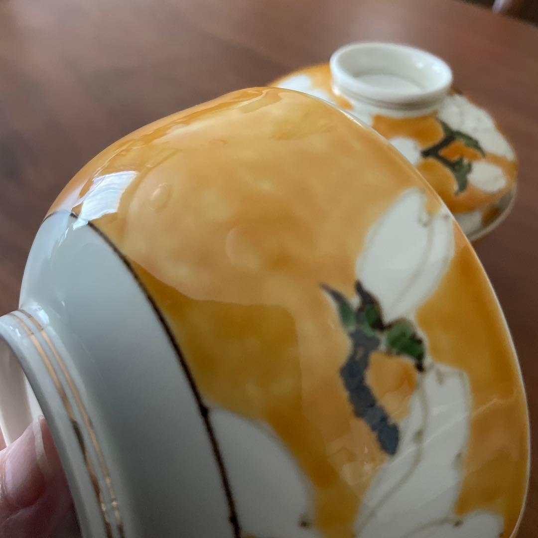 有田焼 蓋付きお茶碗 2客セット 幸右エ門窯 蓋碗