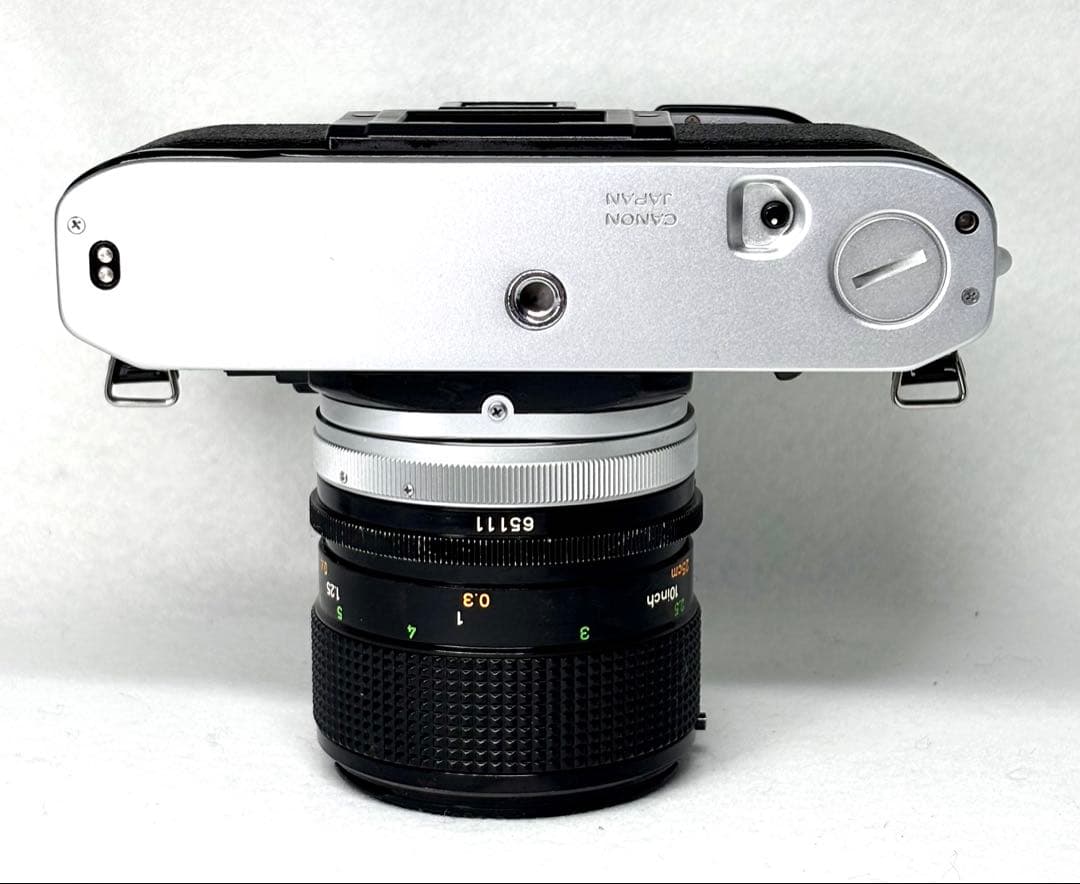 【完動品】キャノンAE-1 &マクロFD50mm 354350 《美品》