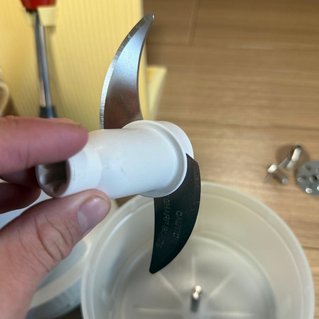 bamix M250 ハンドブレンダー 赤色 付属品付き　スライシー付き