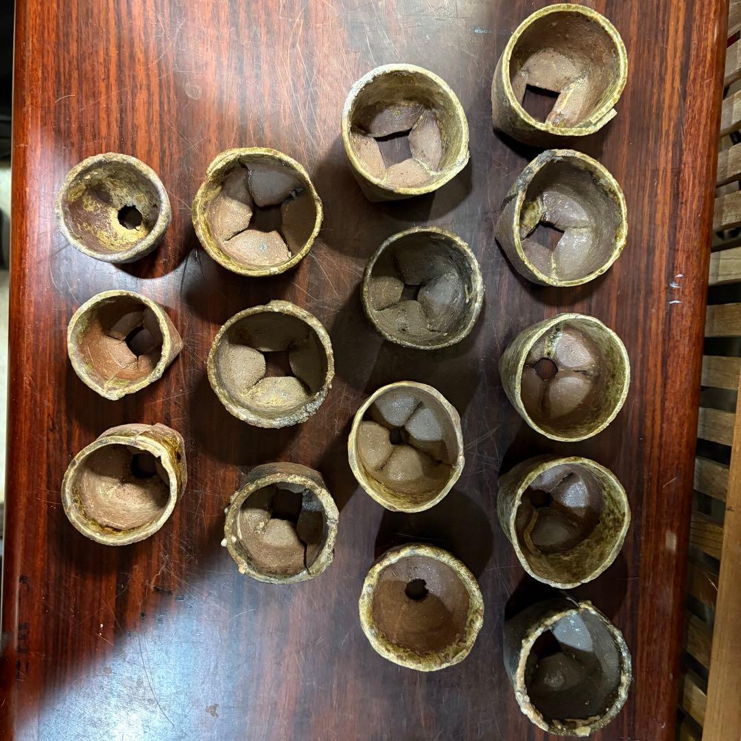 超ミニ盆栽 陶器の小鉢 15個セット 未使用品 名有り 激安投げ売り