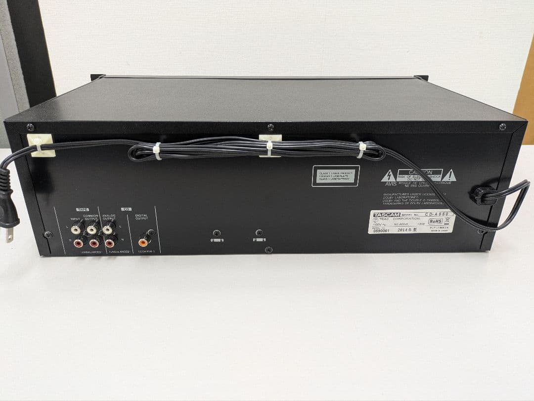 【美品】TASCAM CD-A550 CD・テープデッキ　【動作確認済み】