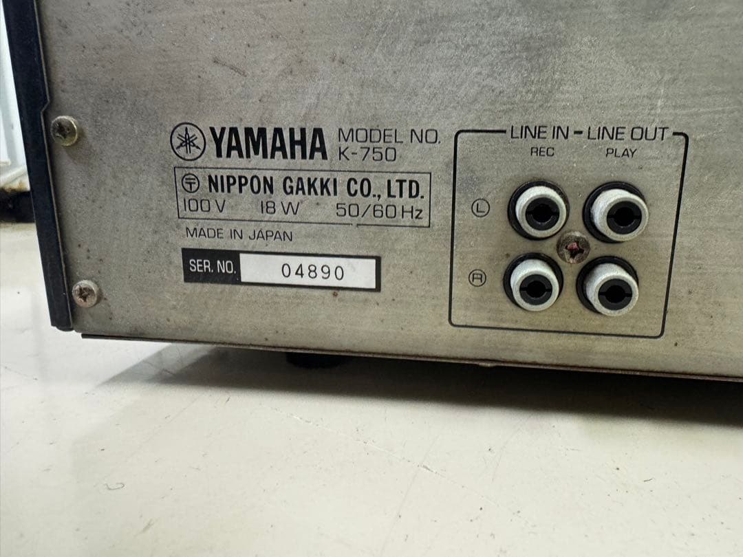 YAMAHA K-750 カセットデッキ