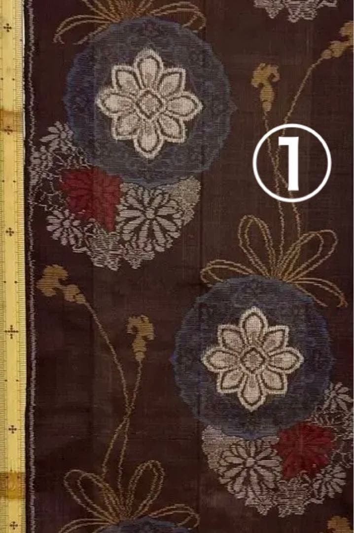 ９９９　古布　大島紬　アンティーク大島入り❤️３６㎝巾Ｘ１m７柄７mを