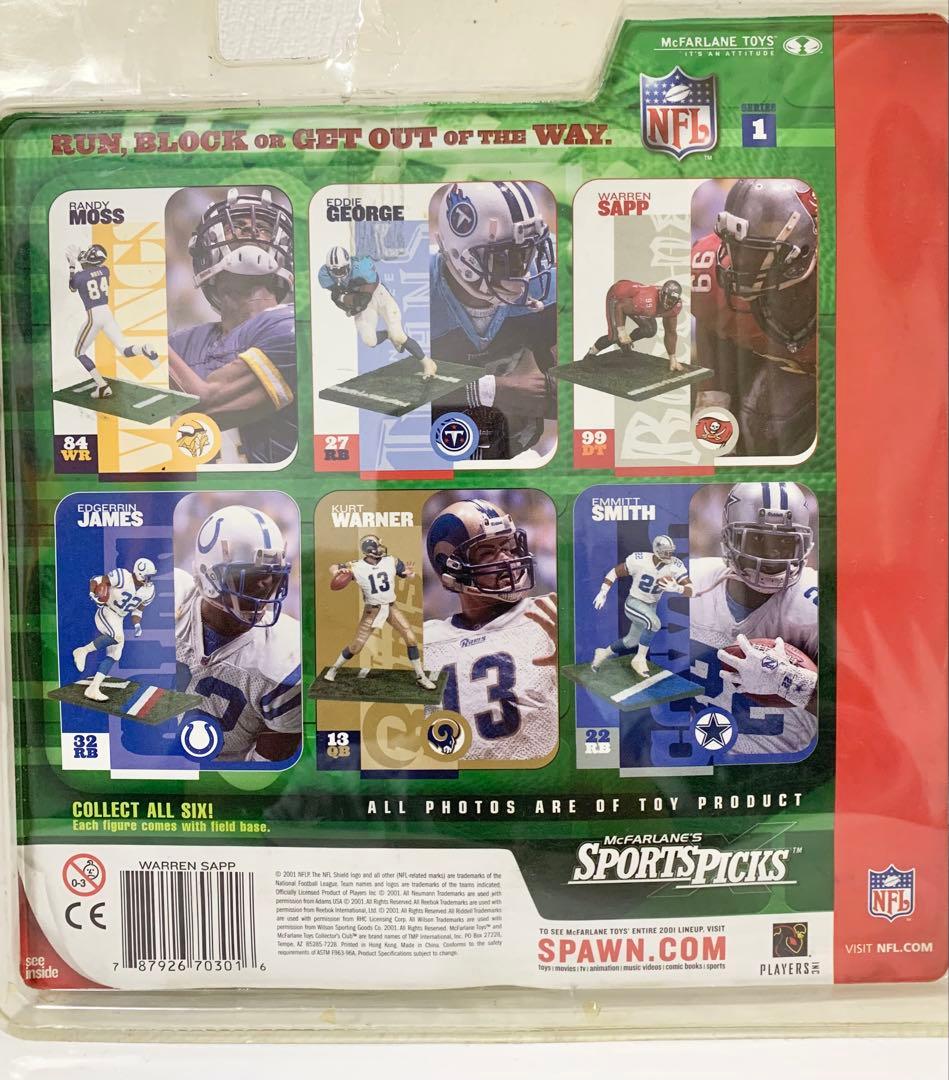 Mcfarlane マクファーレン NFLフィギュア ウォーレン・サップ