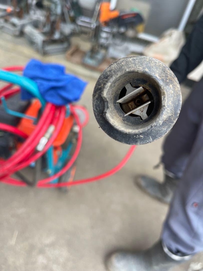 ＜中古未整備現状品＞　高圧洗浄機本体 ガソリンエンジン（クボタ）