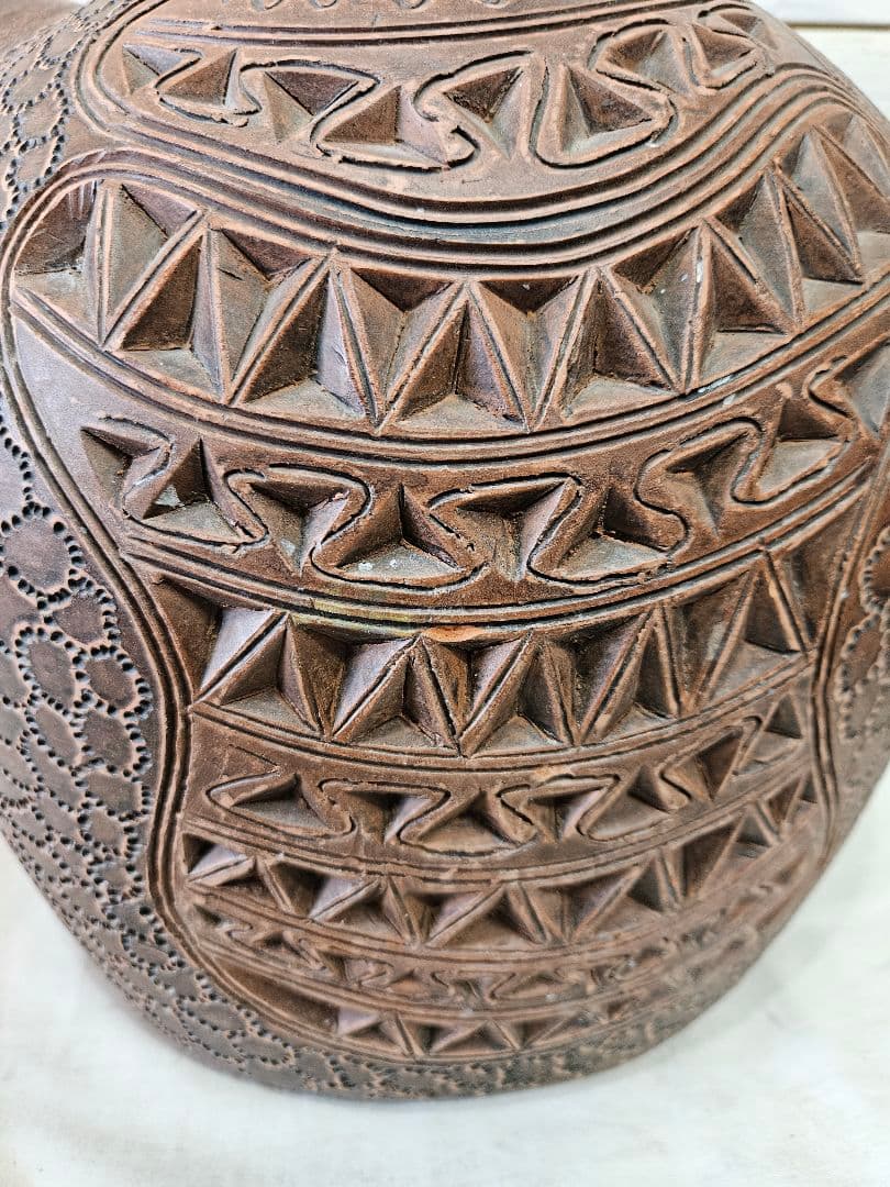 日本のアンティーク 須恵器 水瓶 壺 花瓶 土器 埴輪 土偶