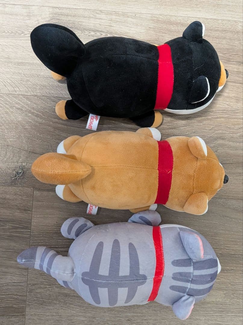 ハッピー 豆柴 秋田犬 くじ 特賞　特等　特大ぬいぐるみ　新品 柴犬 猫 4等