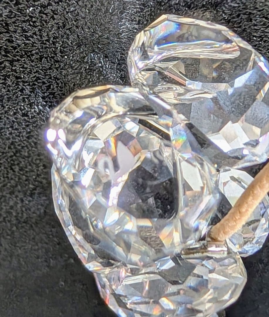 Swarovski アヒルをつれたクリスタルベア スワロフスキー 廃盤品