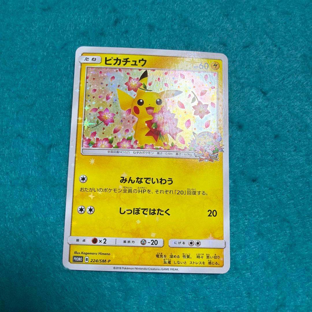 ピカチュウ みんなでいわう 224/sm-p