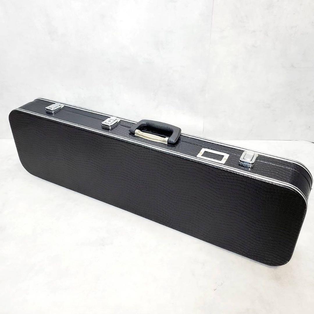 【美品】 沖縄三線 高級クロコ調ハードケース付き 和楽器 三味線 弦楽器