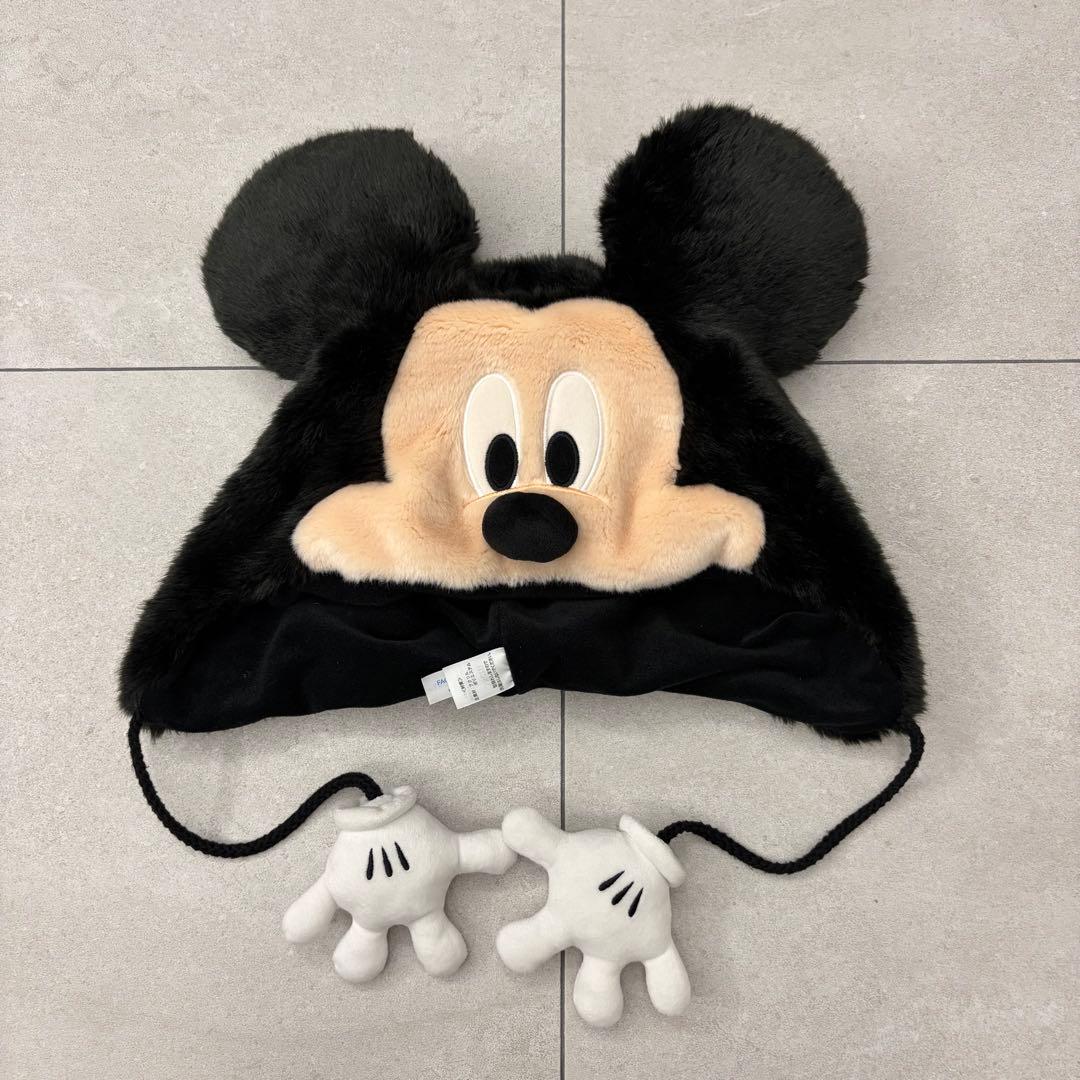極美品 ディズニー ファンキャップ ミッキー ミニー 58cm
