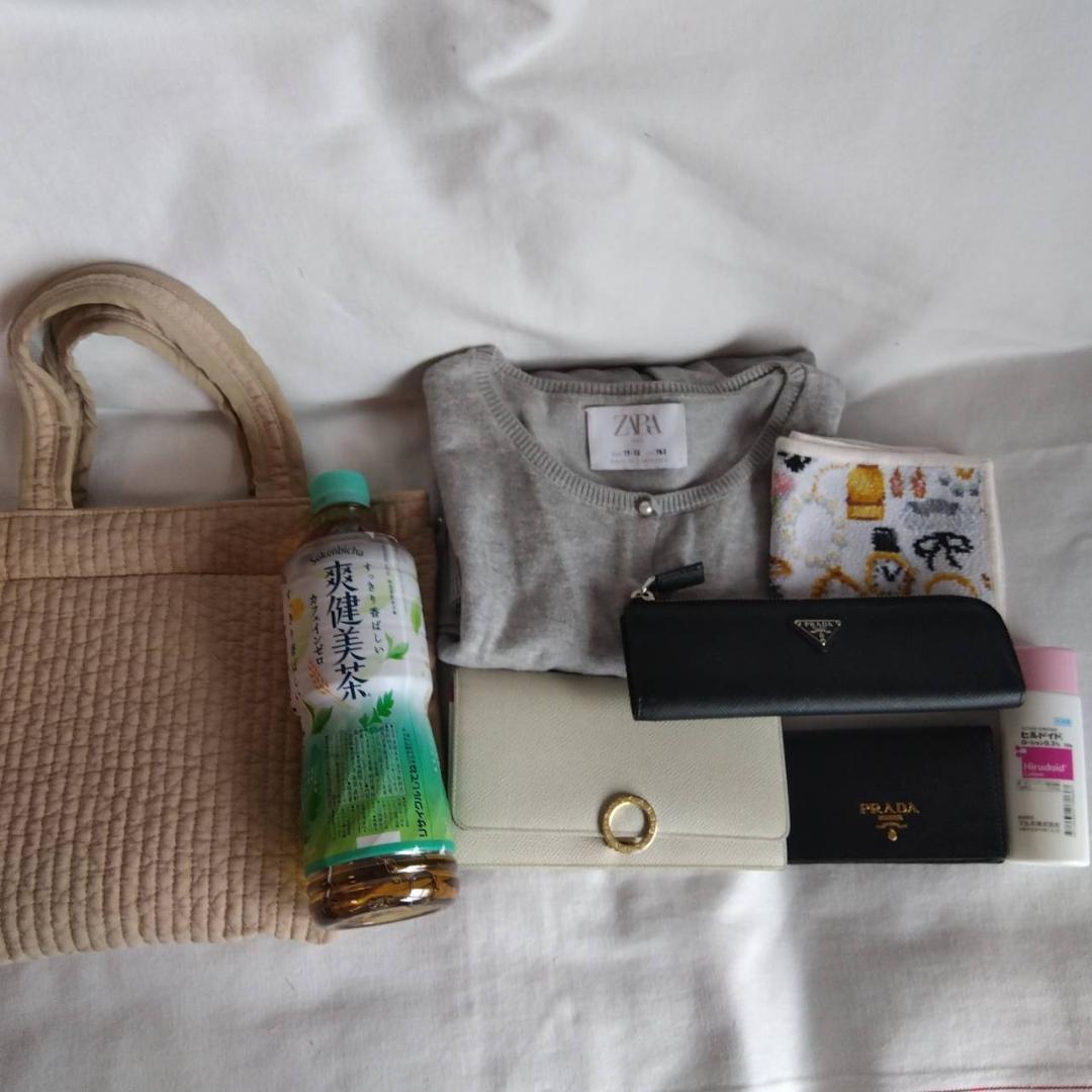 ☆トートバッグS☆ ダークグレー くすみピンク ヌビバッグ