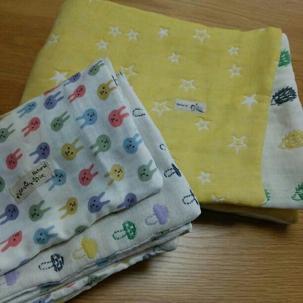 確認用  こうだうに！！ガーゼフェイスタオル、ガーゼブランケット