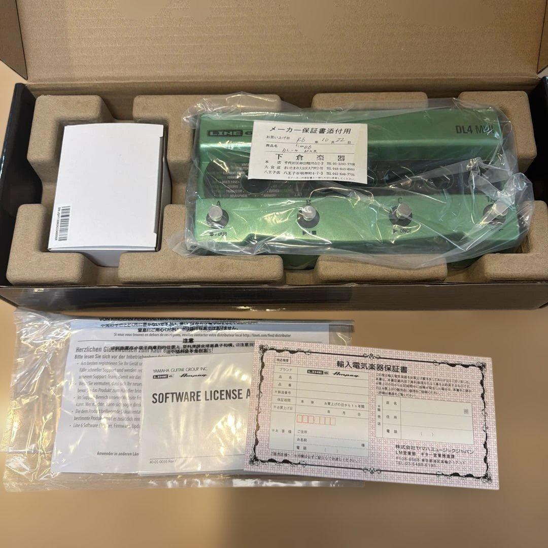 Line 6 DL4 MkII　ディレイ・モデラー　お茶の水下倉楽器購入品