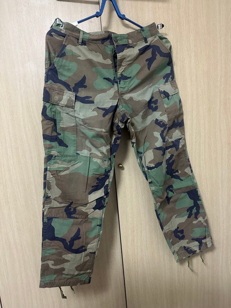 US.ARMY実物 カモフラージュパンツ